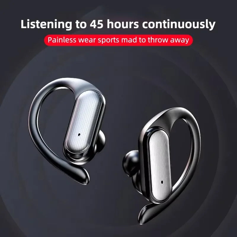 Ear Hook Sports Earbuds, True Wireless, Noise Cancelling